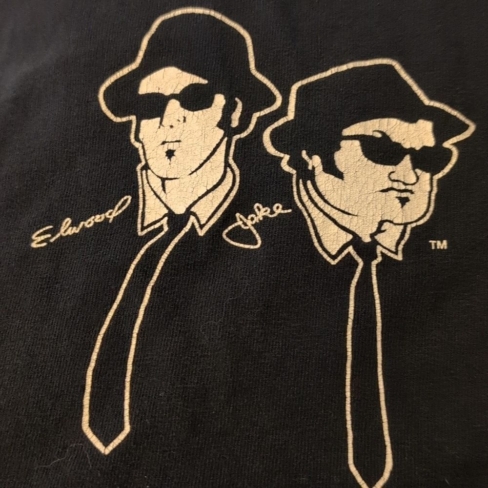 vintage 90s men's‎ blues brothers black T-shirt house of blues New Orleans